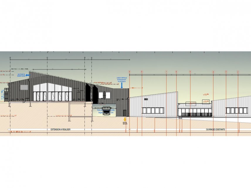 Extension du site Betakron